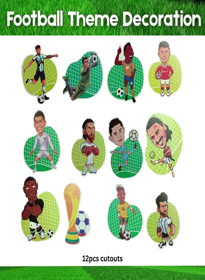 FI - FLICK IN Football Theme Birthday Decorations 21 Pcs Football Sports Theme Decoration For Boys Happy Birthday party Items (Pack of 21, Multicolor) - Image 3